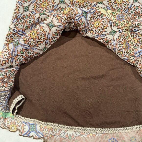 Vintage Y2K Tank Top Only Hearts NYC Helena Stuart 100% Silk Sz S Whimsy Fairy - Picture 14 of 16